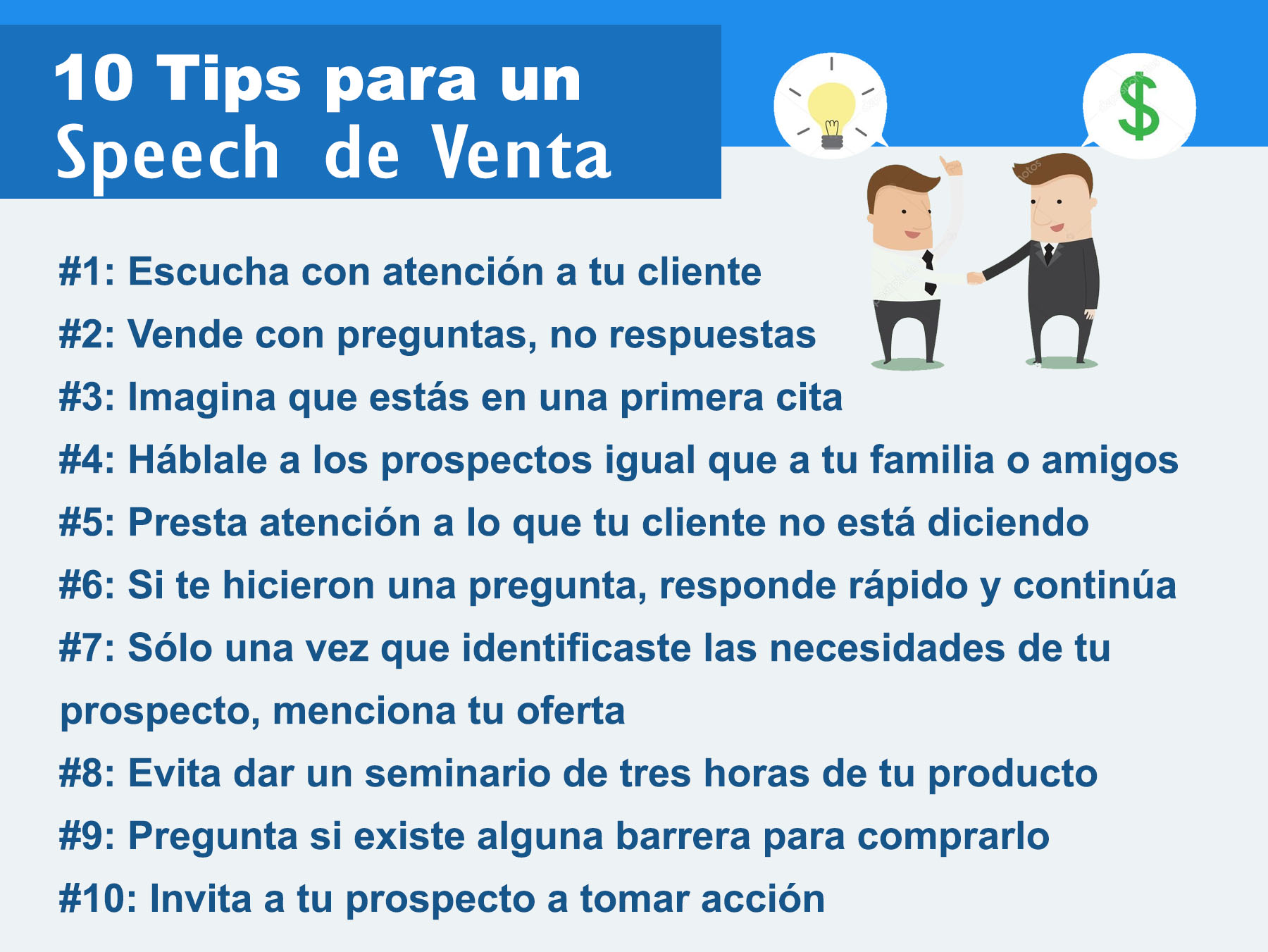 10 tips para un speech de venta