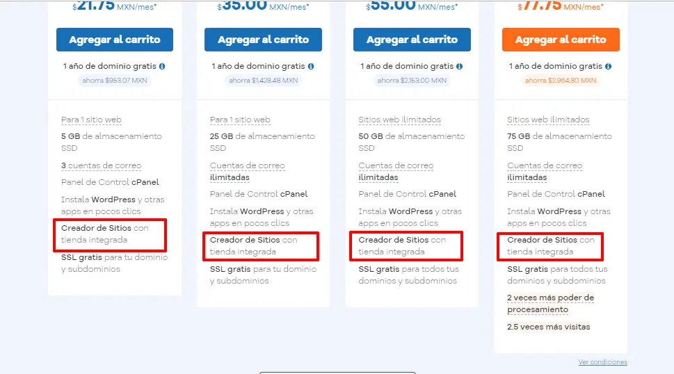 creador de paginas web 