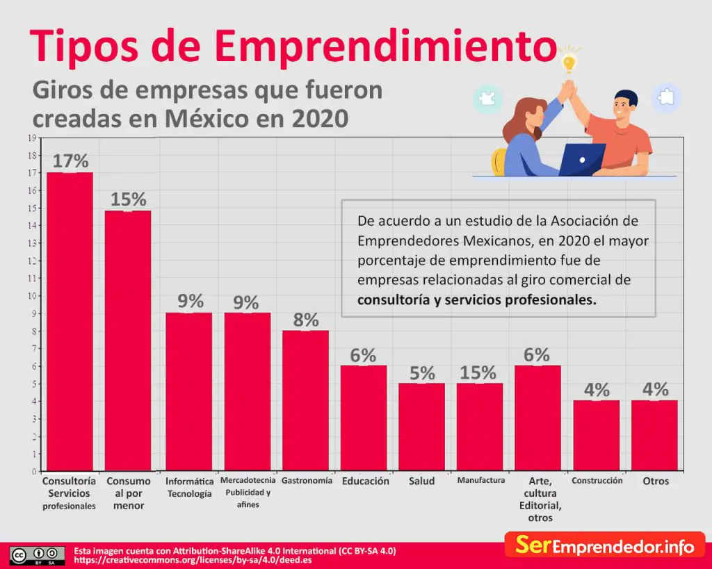 tipos de emprendimiento