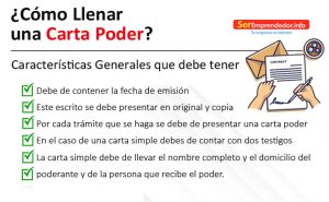 Lee más sobre el artículo Cómo llenar una carta poder. Práctico Manual Ilustrado