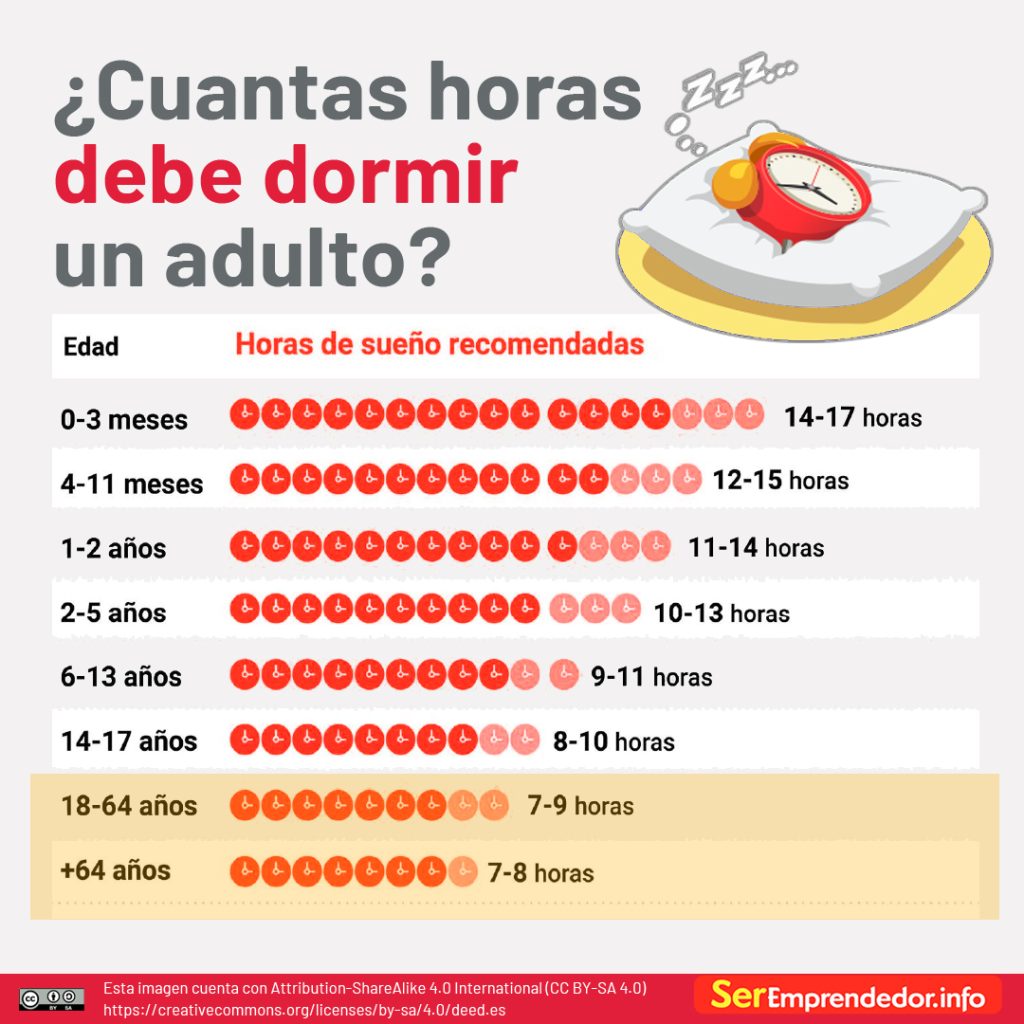 Cuantas horas debe dormir un adulto 