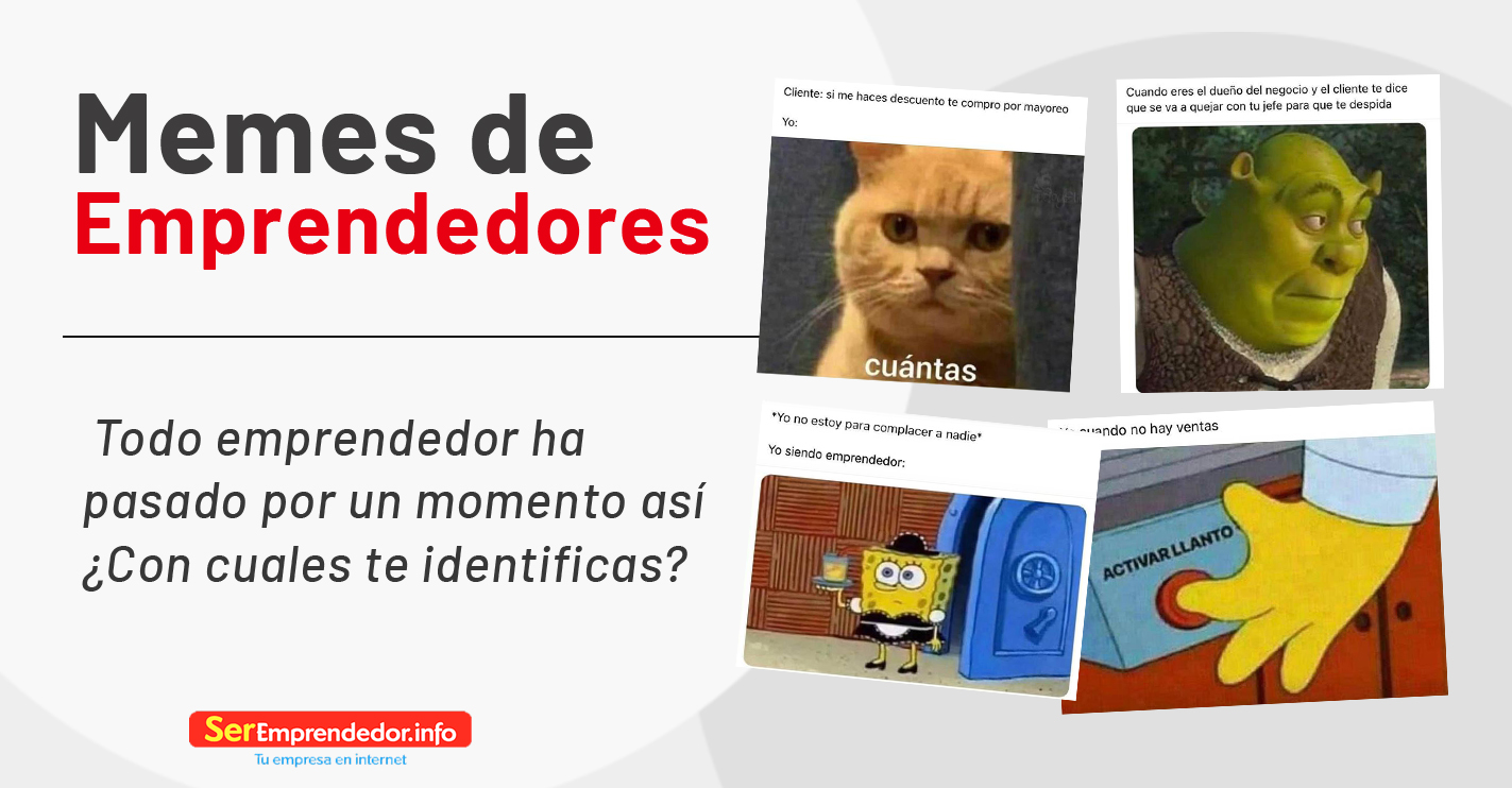 memes de emprendedores. ¡Riete con nosotros!
