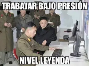 trabajar bajo presión, nivel leyenda