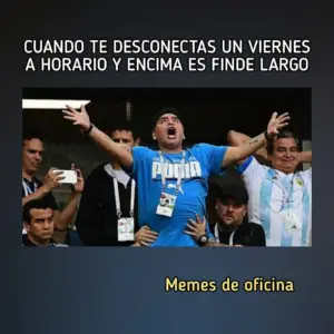 Cuando te desconectas un viernes a horario y encima es finde largo