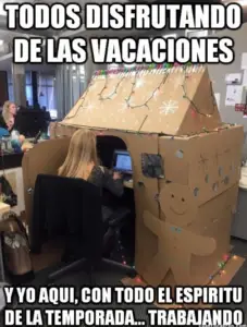 cuando te toca trabajar y todos están de vacaciones