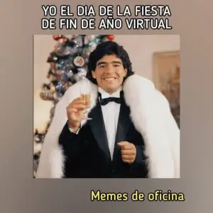 Yo el día de la fiesta virtual