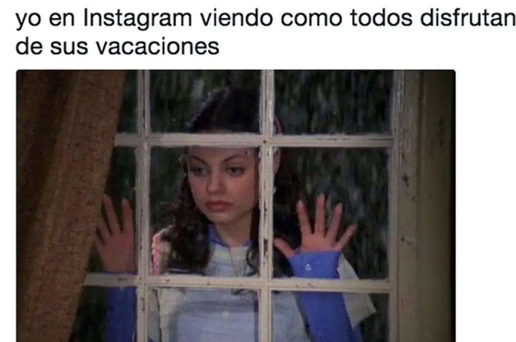 Así me siento cuando todos salen de vacaciones menos yo