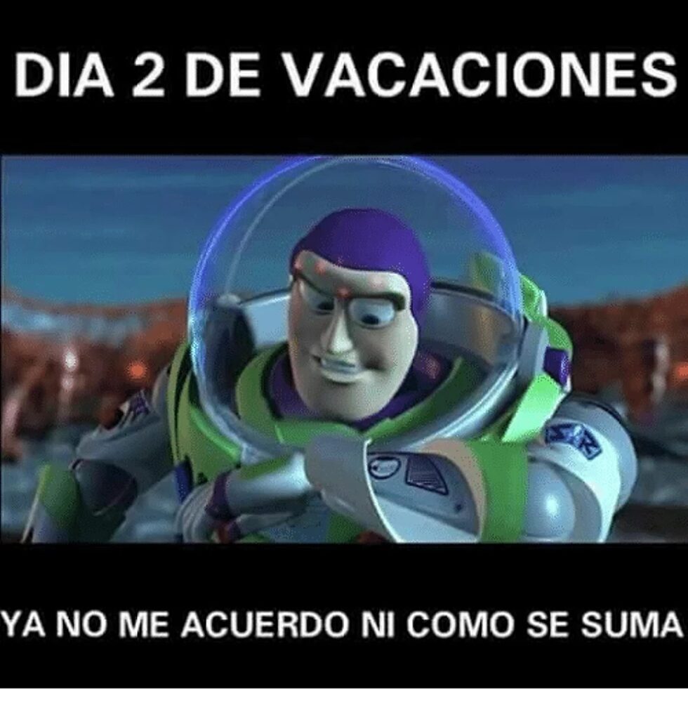 Yo, en mis vacaciones sin recordar nada del trabajo.