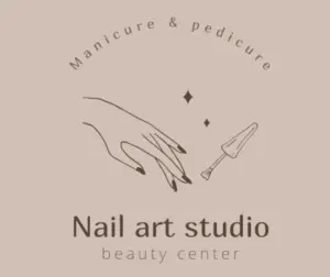 Logo para Negocios de Uñas Minimalista