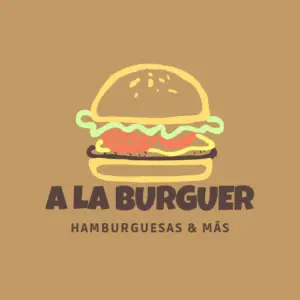 Logo y nombre llamativo para negocio de hamburguesas