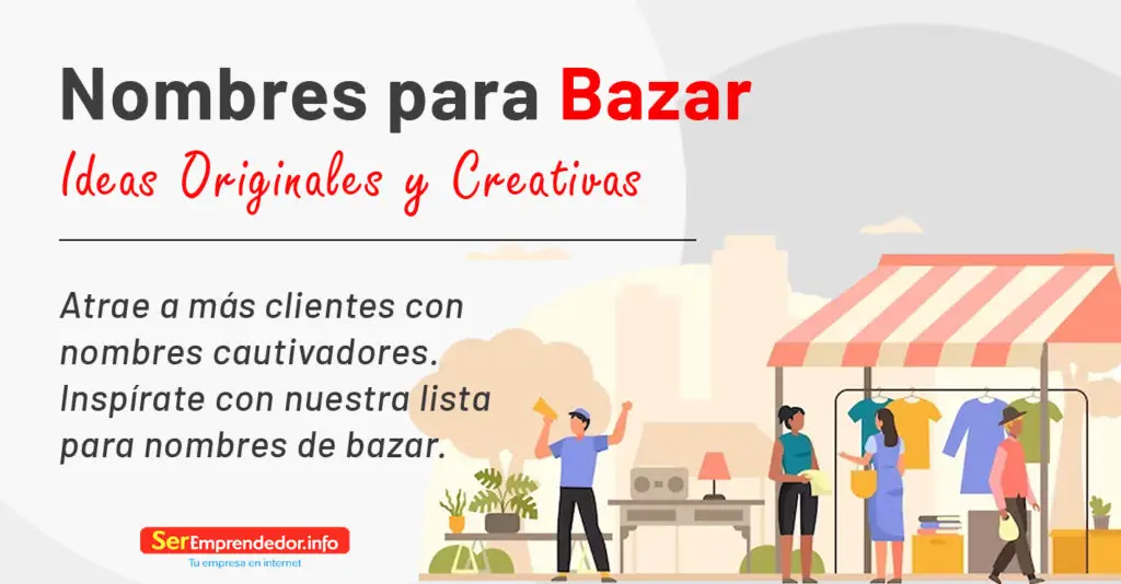 Nombres para Bazar