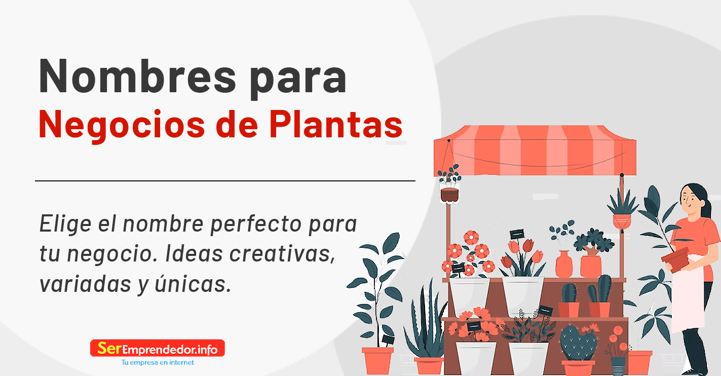 nombres para negocios de plantas