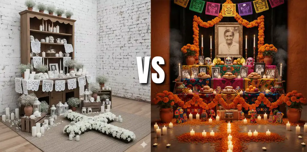 Ofrendas Aesthetic VS Ofrendas Tradicionales Ofrendas Aesthetic VS Ofrendas Tradicionales